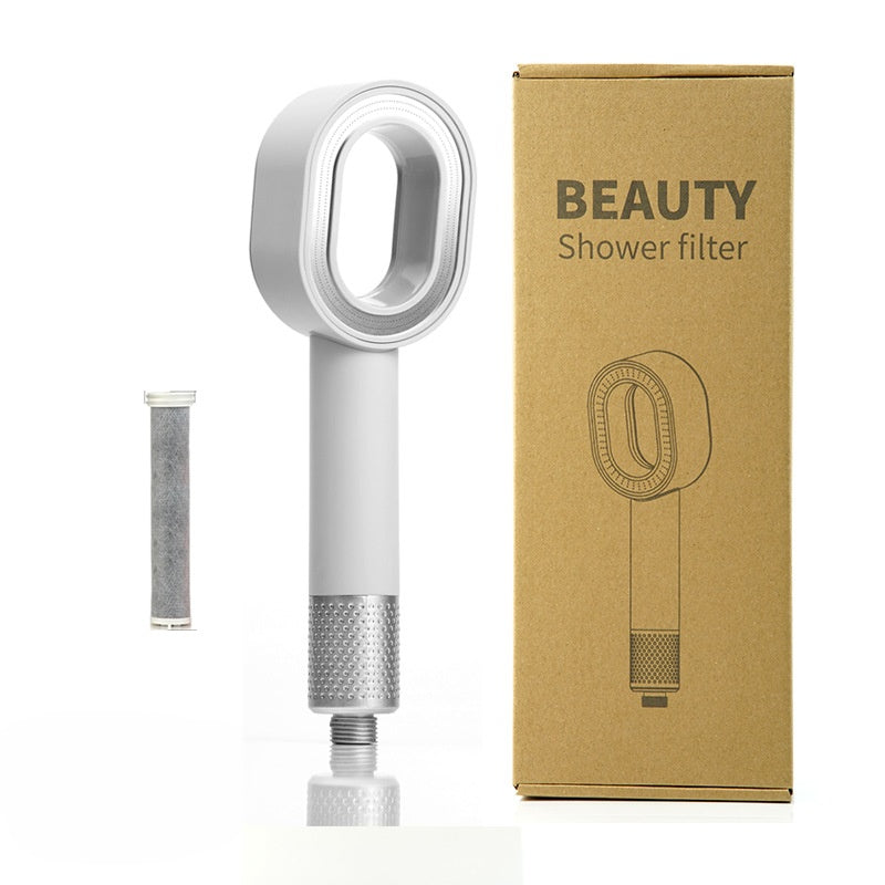 Aromatherapy shower head with brush head massage