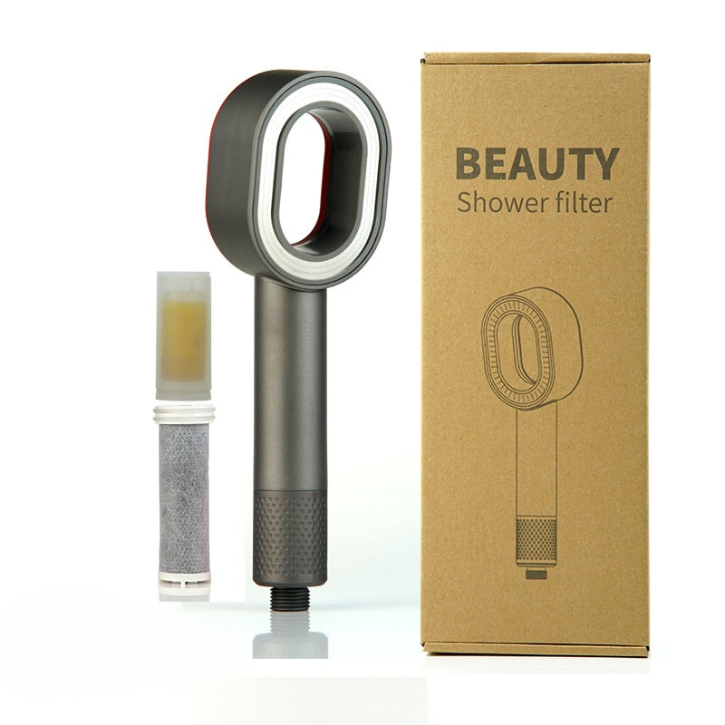 Aromatherapy shower head with brush head massage