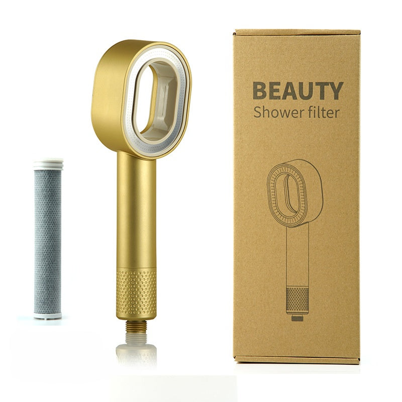 Aromatherapy shower head with brush head massage