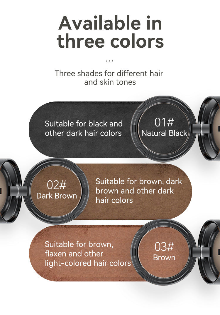 SIHI Hairline Powder, Instant Hairline & Gray Hair Cover with Applicator