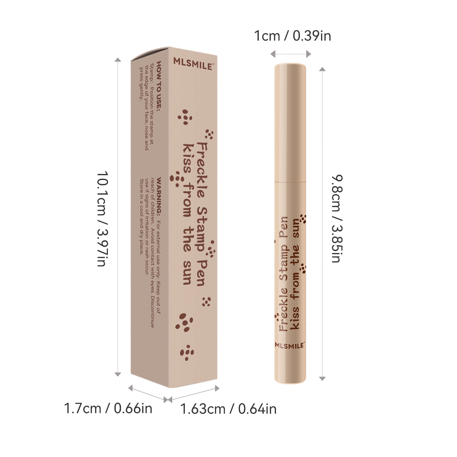 SIHI Freckle Stamp Pen, Natural Long-Lasting Freckle Makeup Tool