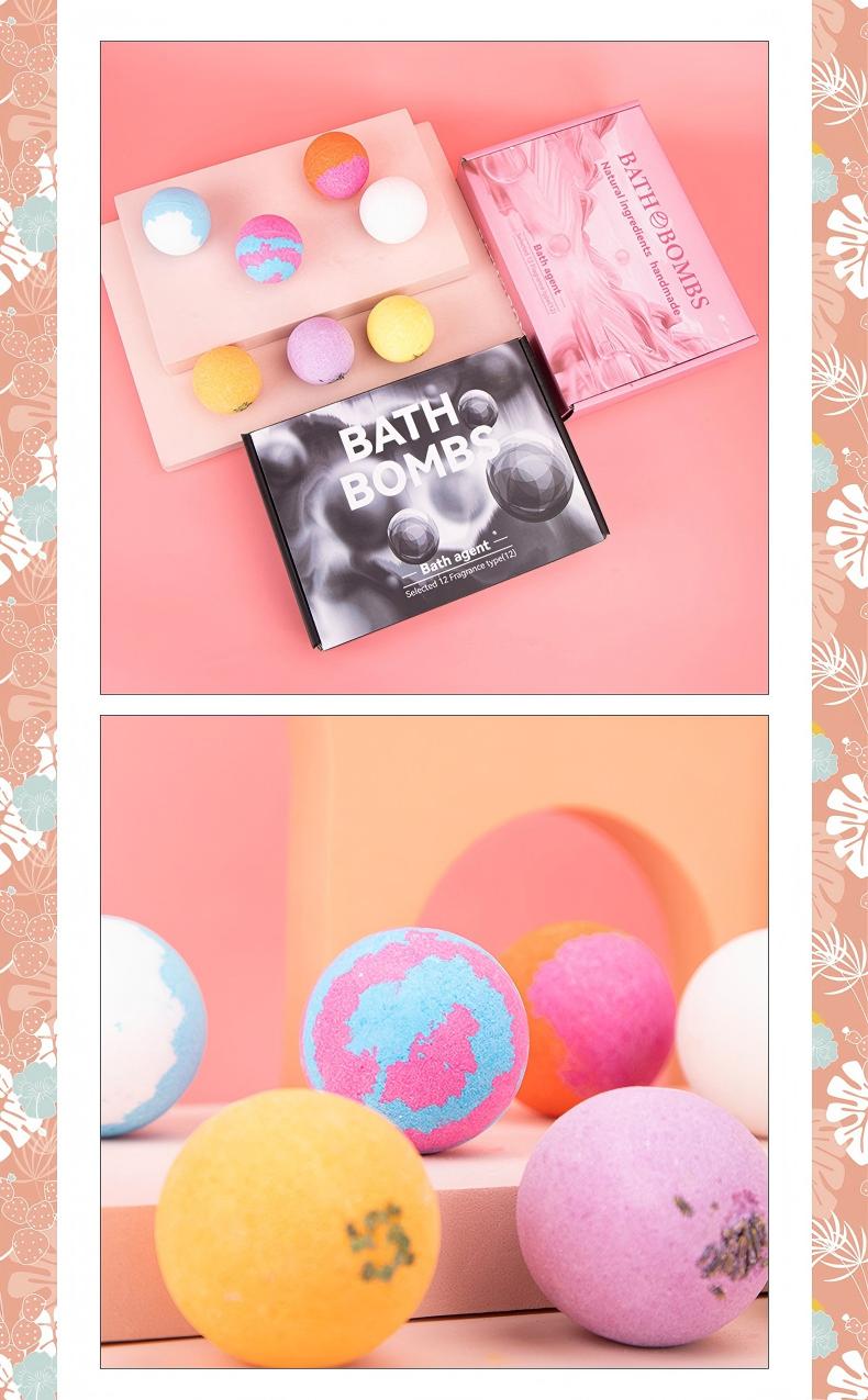 Bath Bomb Gift Set – Luxury Fizzy Aromatherapy for Home Spa