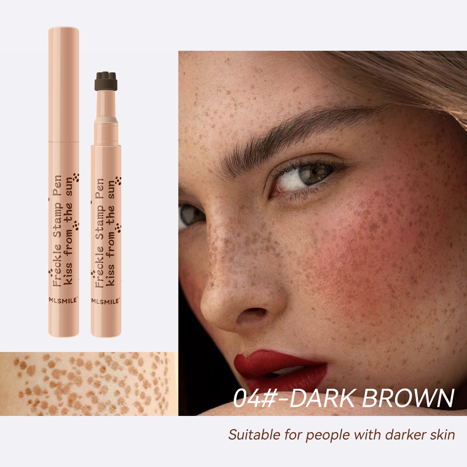 SIHI Freckle Stamp Pen, Natural Long-Lasting Freckle Makeup Tool