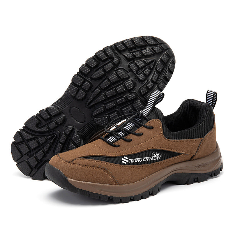 SIHI Men’s Slip-On Hiking Shoes, Non-Slip Outdoor Trekking Sneakers