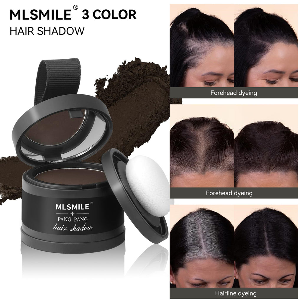 SIHI Hairline Powder, Instant Hairline & Gray Hair Cover with Applicator