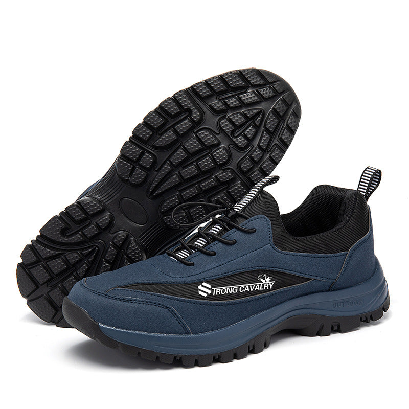 SIHI Men’s Slip-On Hiking Shoes, Non-Slip Outdoor Trekking Sneakers