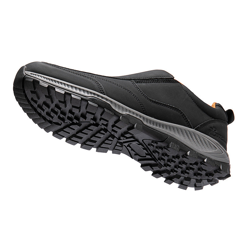 SIHI Men’s Slip-On Waterproof Hiking Shoes, Non-Slip Outdoor Walking Sneakers