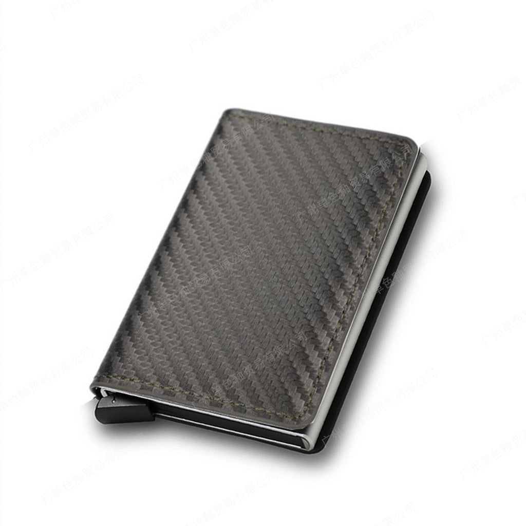 Rfid Carbon Fiber Men's Wallet Card Bag Men's Wallet Short Foreign Trade Multi functional Wallet Wallet Wallet Men's Wallet