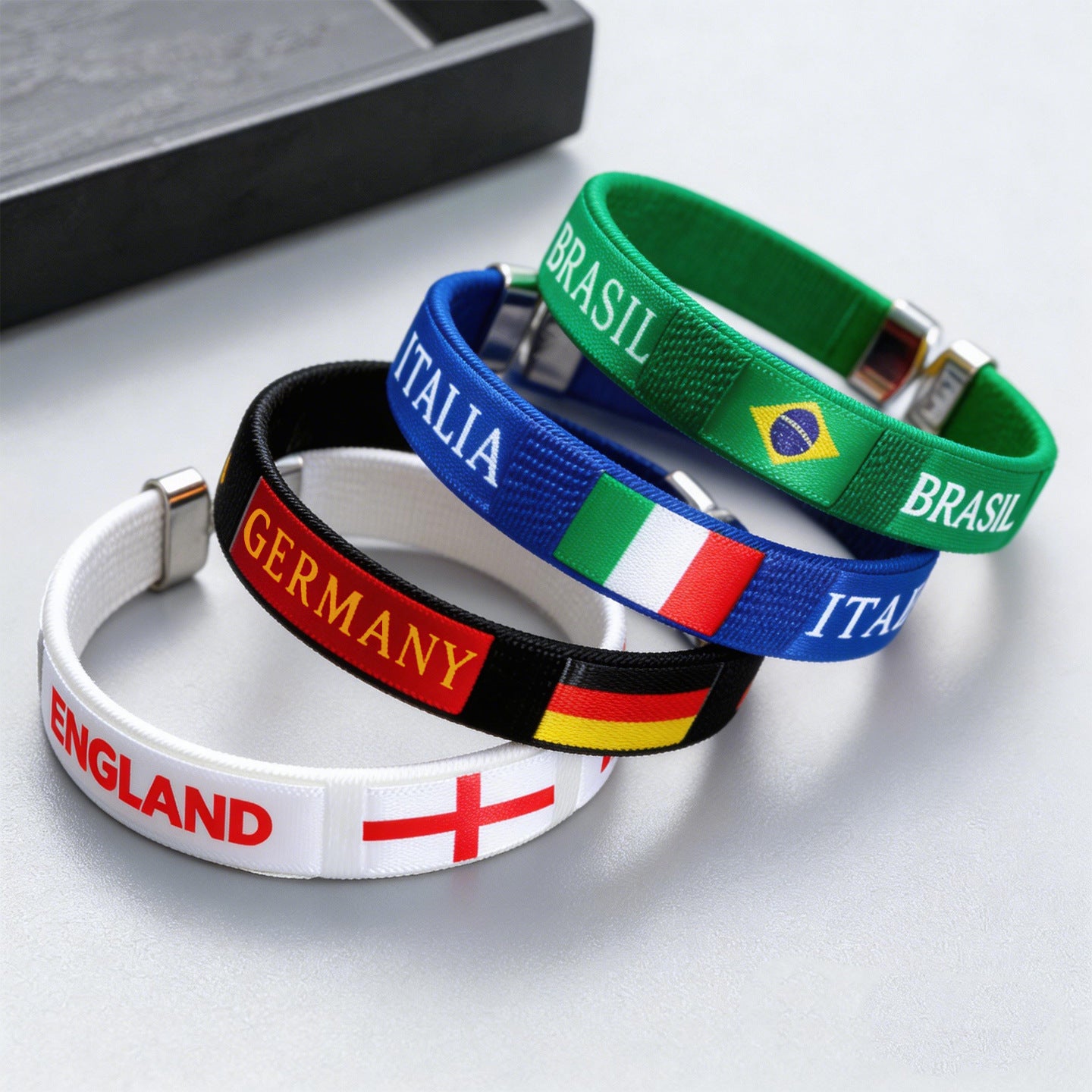 2026 World Cup National Team Braided Bracelet | Soccer Fan Wristband