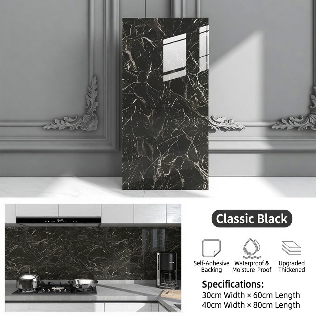 Self-Adhesive Wall Stickers Imitation Tile Wall Decoration Renovation Kitchen Bathroom Wallpaper Background Wall Stickers Home Wallpaper