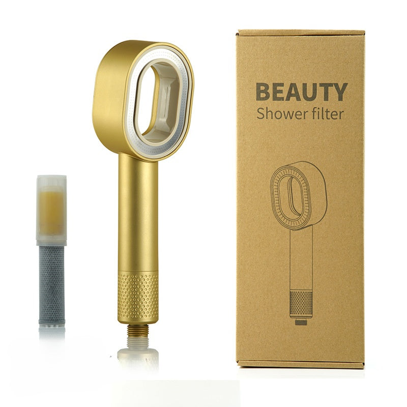 Aromatherapy shower head with brush head massage
