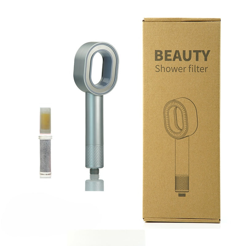 Aromatherapy shower head with brush head massage