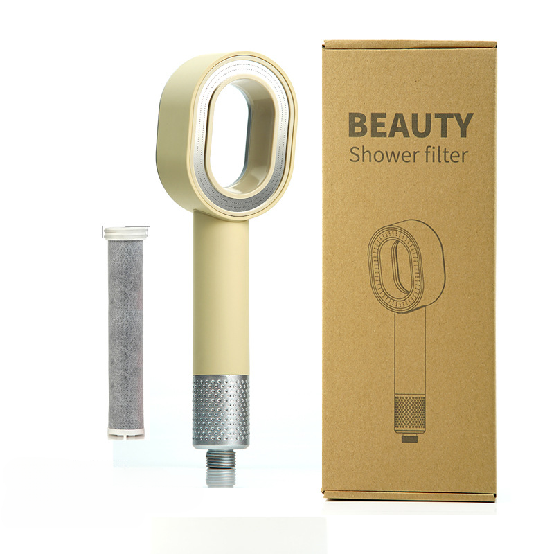 Aromatherapy shower head with brush head massage