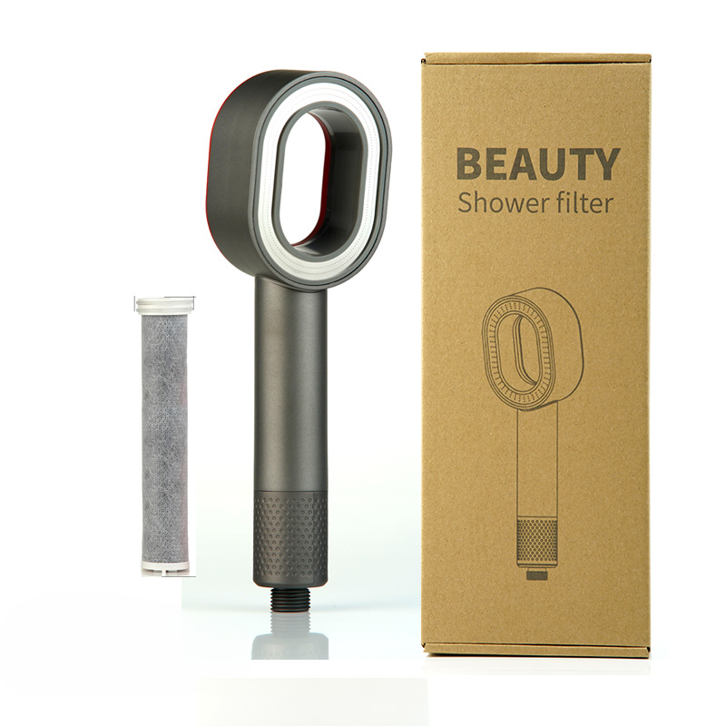 Aromatherapy shower head with brush head massage