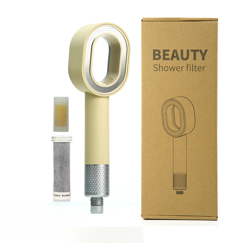 Aromatherapy shower head with brush head massage