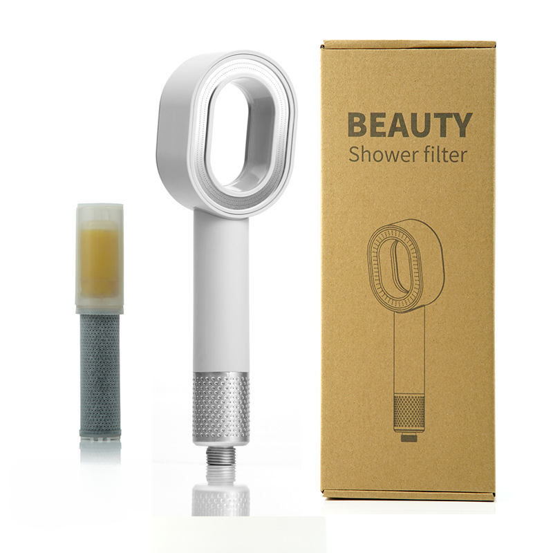 Aromatherapy shower head with brush head massage