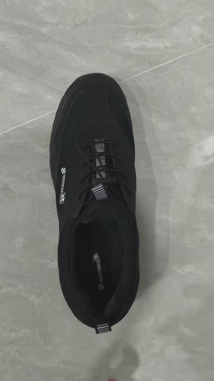 SIHI Men’s Slip-On Hiking Shoes, Non-Slip Outdoor Trekking Sneakers